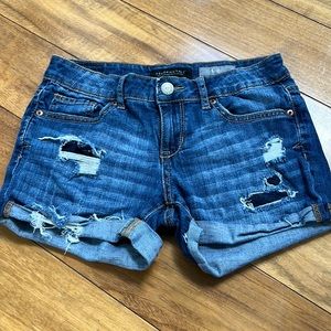 Aeropostale Midi Jean Shorts Size 4